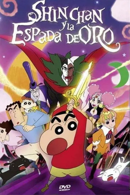 Póster de Shin Chan y la Espada de Oro