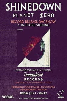 Póster de Shinedown: Planet Zero - Record Release Day Show