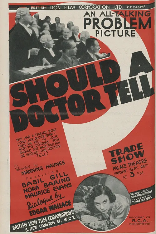 Norah Baring interpreta a Joan Murray en Should a Doctor Tell?