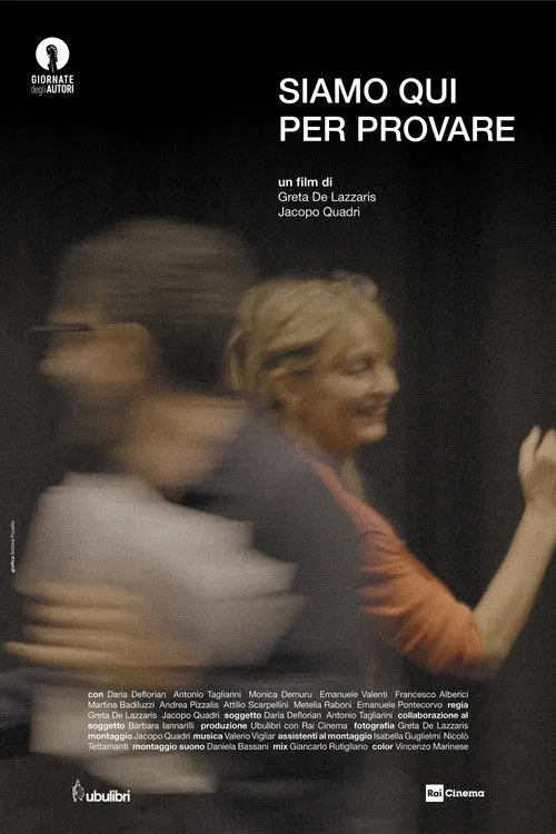 Daria Deflorian interpreta a en Siamo qui per provare