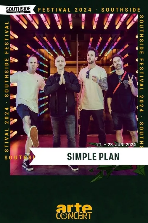 Sébastien Lefebvre interpreta a Self en Simple Plan - Southside Festival 2024