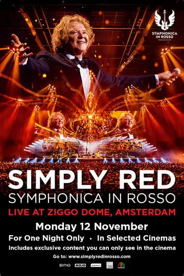 Póster de Simply Red - Symphonica In Rosso - Live At Ziggo Dome, Amsterdam