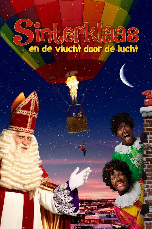 Póster de Sinterklaas & de vlucht door de lucht