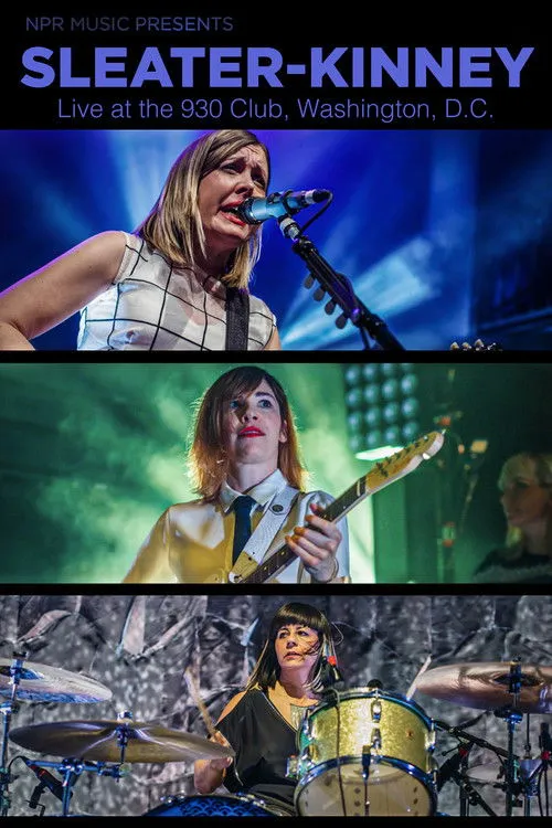 Póster de Sleater-Kinney Live in DC