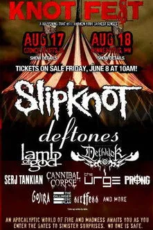 Póster de Slipknot - Live at Knotfest Minneapolis 2012