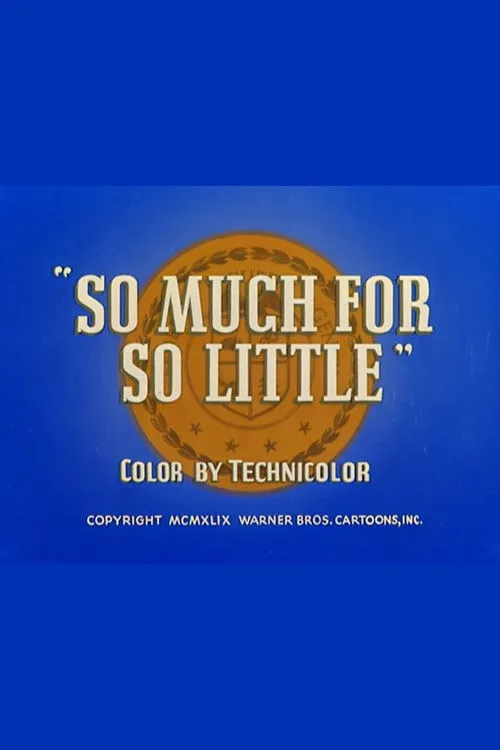 Frank Graham interpreta a Narrator en So Much for So Little