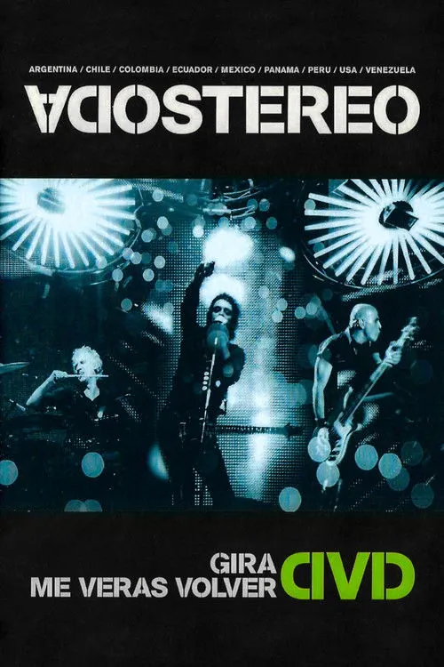 Póster de Soda Stereo: Gira Me Verás Volver