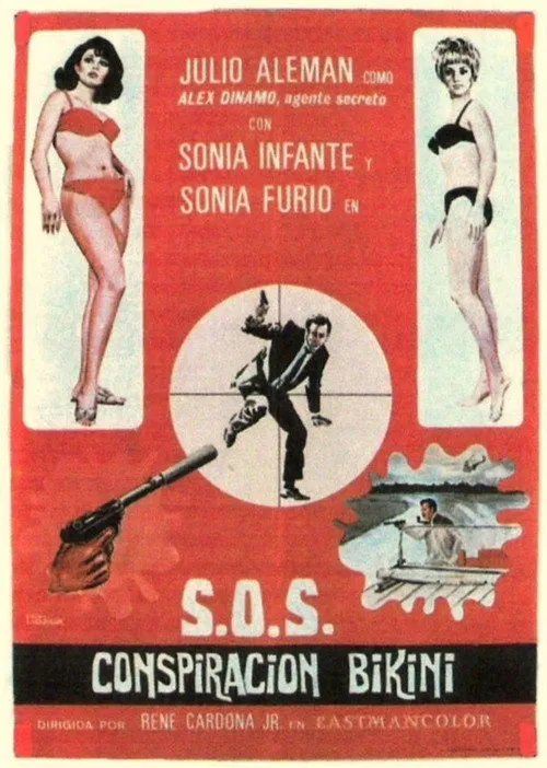 Liza Castro interpreta a Bristol's Assistant en SOS Conspiración bikini