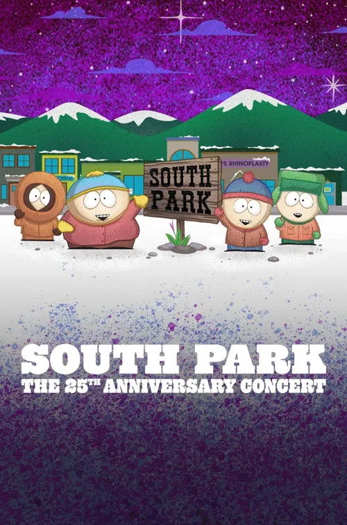 Póster de South Park: El concierto del 25º aniversario
