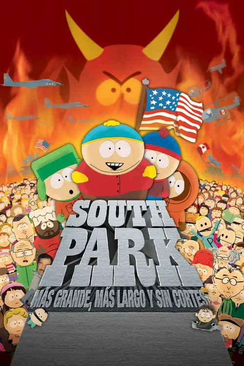 Póster de South Park: Más grande, más largo y sin cortes