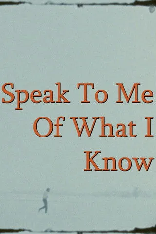 Christopher Chartrand interpreta a en Speak To Me Of What I Know