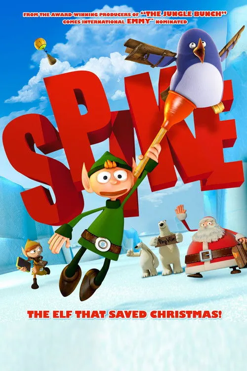 Póster de Spike salva la navidad