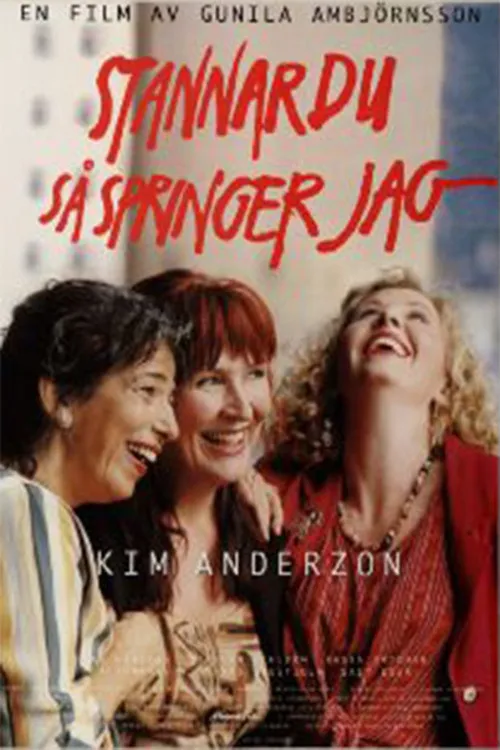 Póster de Stannar du så springer jag