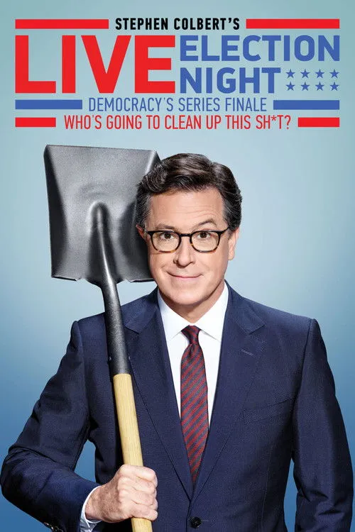 Stephen Colbert interpreta a Self - Host en Stephen Colbert's Live Election Night Democracy's Series Finale