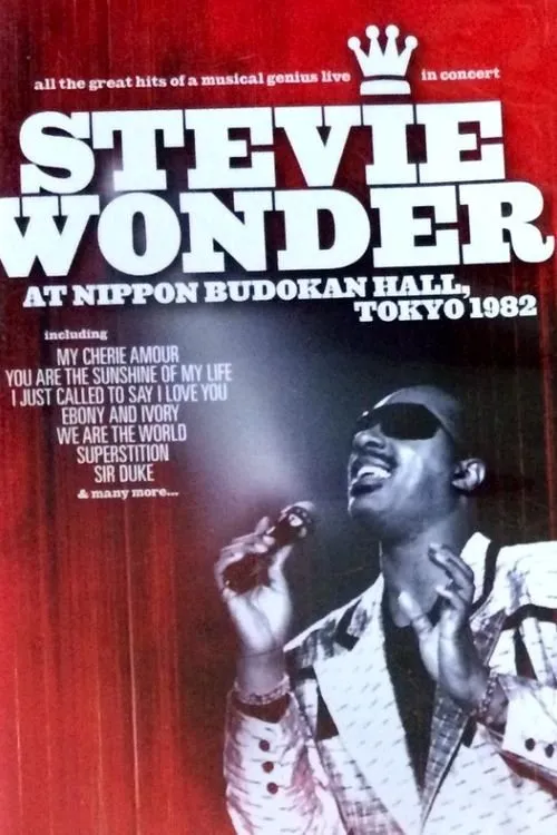 Póster de Stevie Wonder: Live at Nippon Budokan Hall, Tokyo 1982