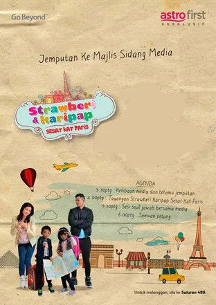 Rykal Iskandar interpreta a en Strawberi Karipap Sesat Kat Paris