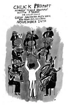 Chuck Prophet interpreta a Himself en Strings in the Temple