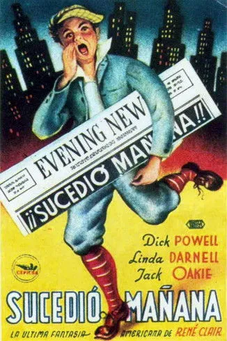 Dick Powell interpreta a Lawrence 'Larry' Stevens en Sucedió mañana