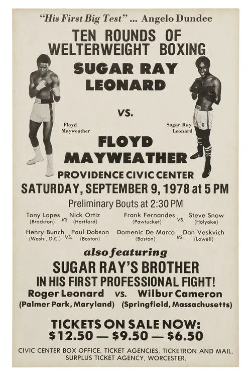 Póster de la película Sugar Ray Leonard vs. Floyd Mayweather Sr