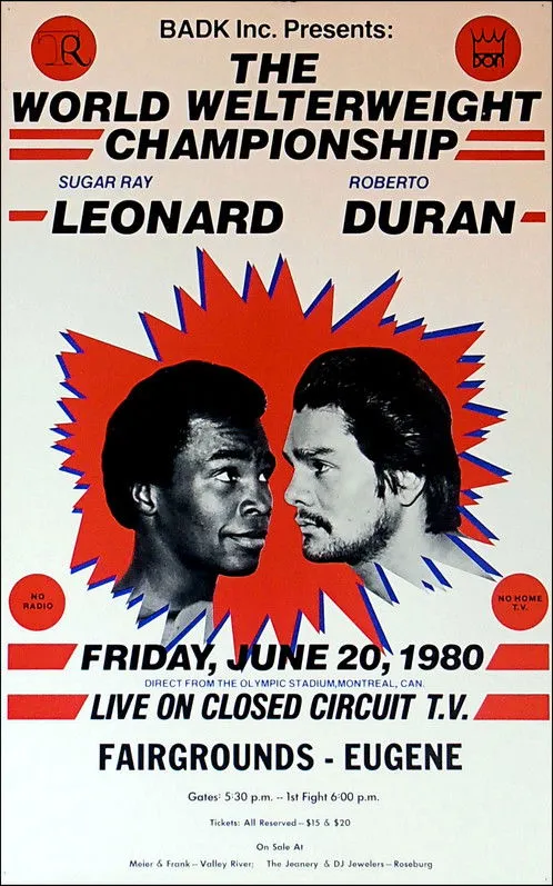 Sugar Ray Leonard interpreta a  en Sugar Ray Leonard vs. Roberto Duran