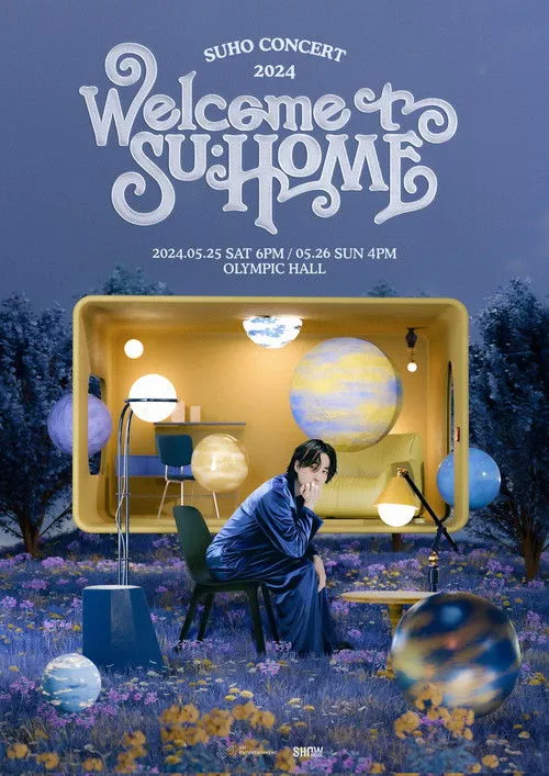 Póster de Suho Concert 2024 'Welcome to SU:HOME'