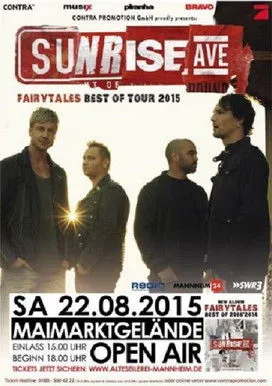 Samu Haber interpreta a Singer, Lead Guitar en Sunrise Avenue - Fairytales Best Of 2006-2014 (Live at O² World Hamburg)