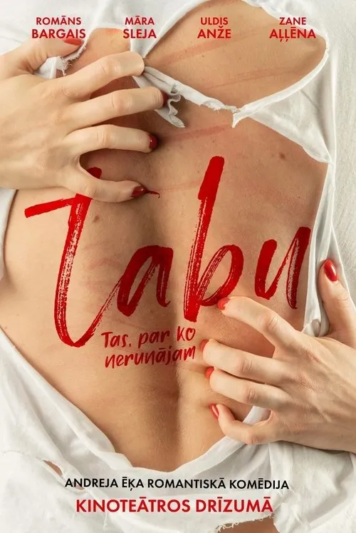 Póster de Tabu. Tas, par ko  nerunājam