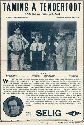 Florence Dye interpreta a Mrs. Reardon en Taming a Tenderfoot