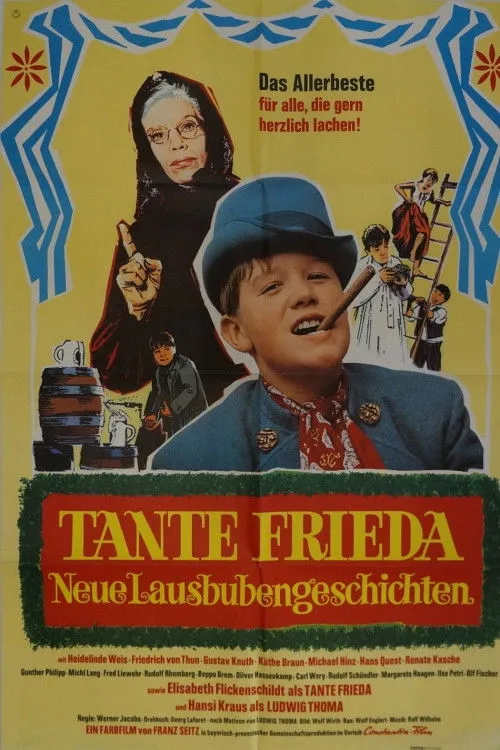 Käthe Braun interpreta a Theres Thoma en Tante Frieda - Neue Lausbubengeschichten