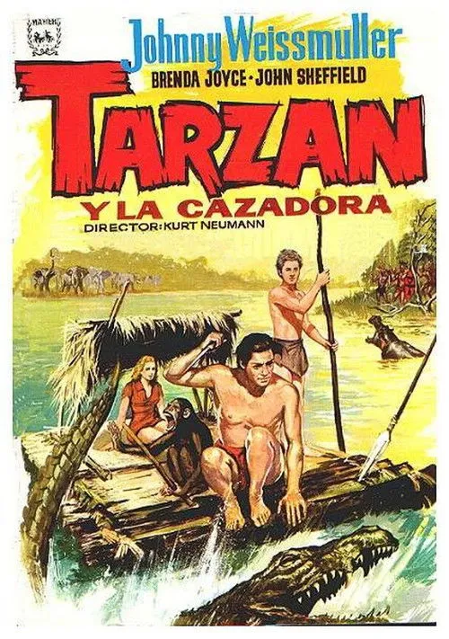 Póster de Tarzán y la cazadora