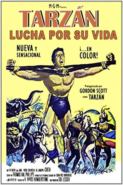 James Edwards interpreta a Futa en Tarzán lucha por su vida