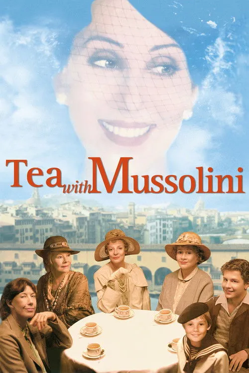 Póster de Té con Mussolini