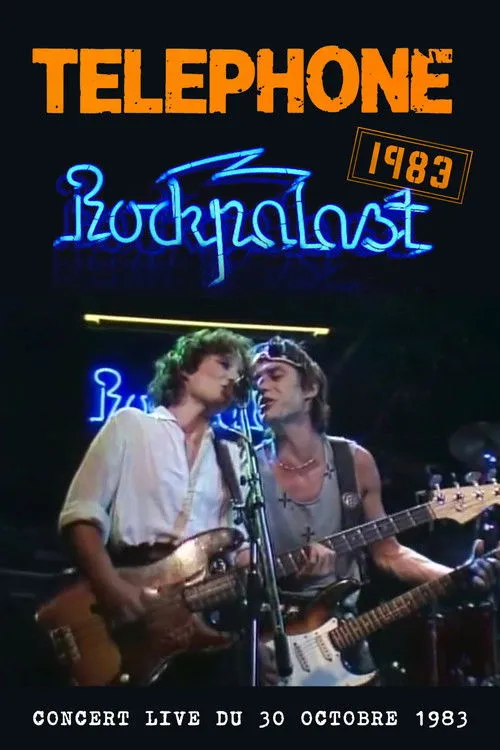 Louis Bertignac interpreta a Guitare, chant en Téléphone - Live at Rockpalast