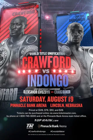 Steven Nelson interpreta a Self en Terence Crawford vs. Julius Indongo