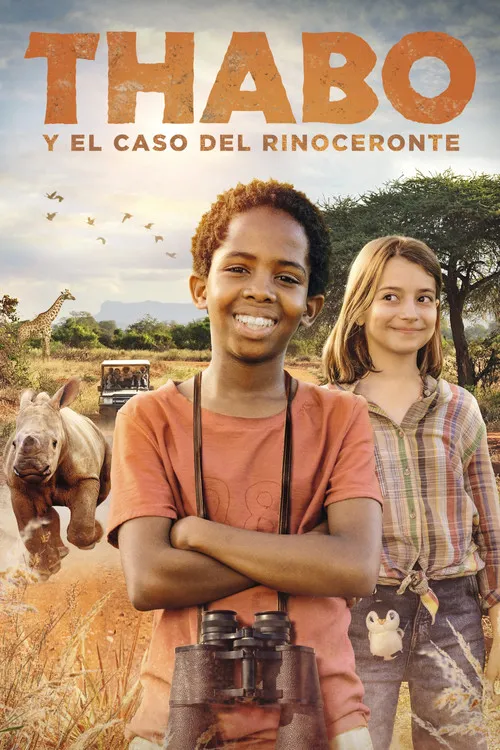 Portada de Thabo y el caso del rinoceronte
