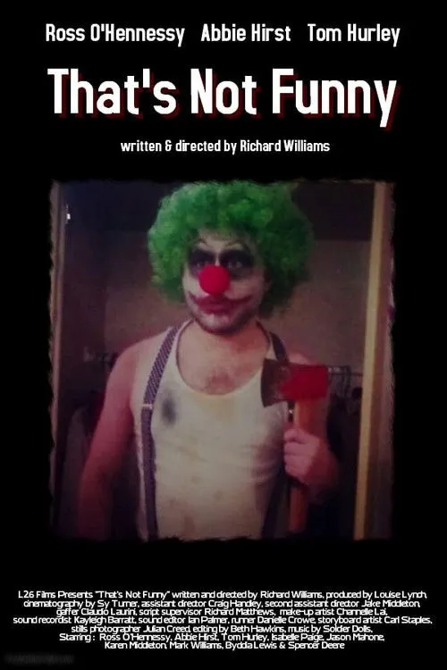 Ross O'Hennessy interpreta a Chris en That's Not Funny