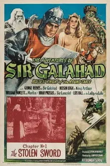 George Reeves interpreta a Sir Galahad en The Adventures of Sir Galahad
