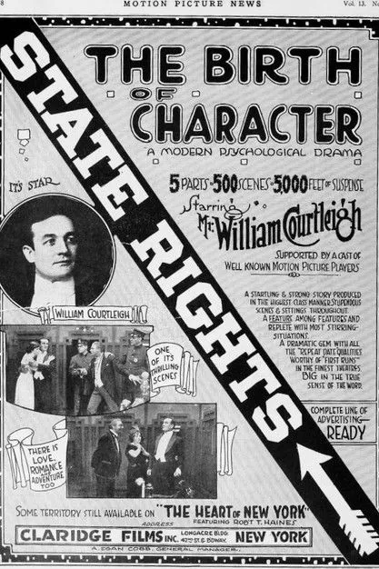 William Courtleigh interpreta a Harry Thorn en The Birth of Character