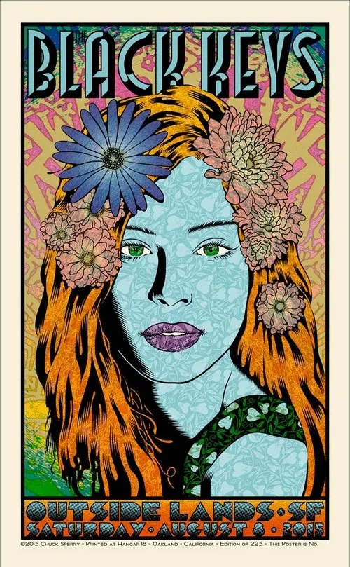 Dan Auerbach interpreta a vocals/guitar en The Black Keys: Live at Outside Lands Music Festival 2015