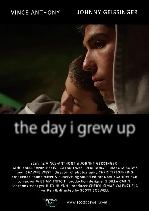Vince-Anthony interpreta a Adrian en The Day I Grew Up