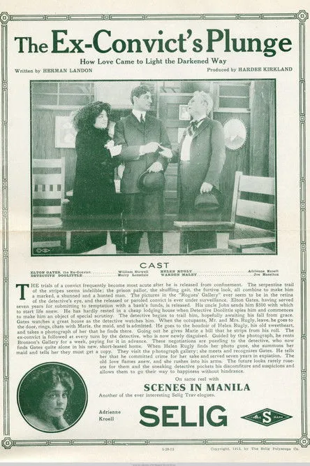 Joseph Hazelton interpreta a Maley - the Prison Warden en The Ex-Convict's Plunge