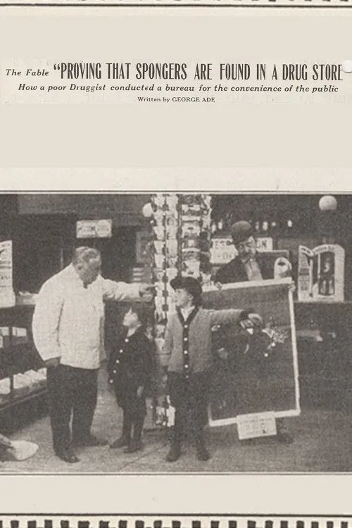 Robert Bolder interpreta a The Druggist en The Fable 'Proving That Spongers are Found in a Drug Store'