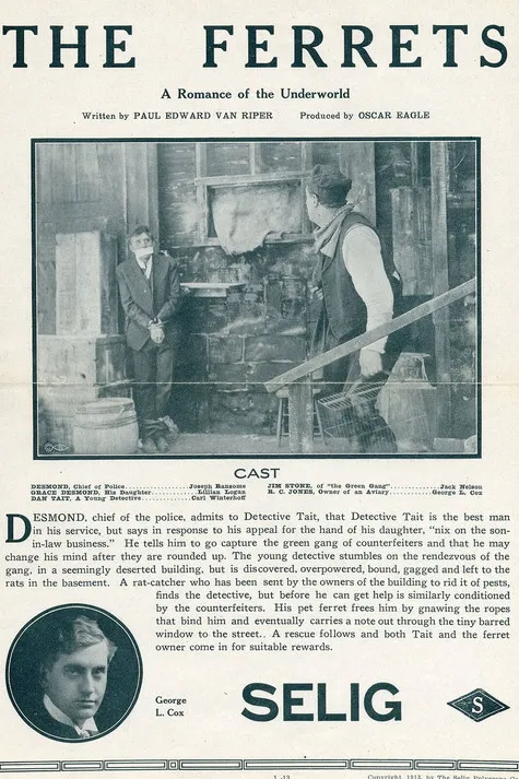 Lillian Logan interpreta a Grace Desmond - the Chief's Daughter - the Detective's Sweetheart en The Ferrets