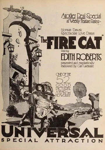 Edith Roberts interpreta a  en The Fire Cat