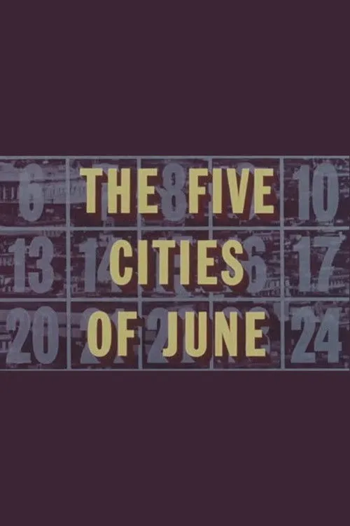 Póster de la película The Five Cities of June
