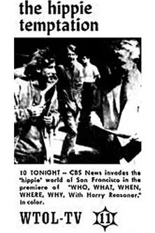 Harry Reasoner interpreta a Uptight Narrator en The Hippie Temptation