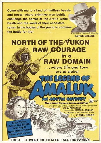Lorne Greene interpreta a Narrator en The Legend of Amaluk: An Arctic Journey
