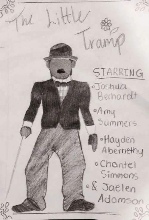 Joshua Berhardt interpreta a Tramp en The Little Tramp