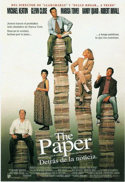 Michael Keaton interpreta a Henry Hackett en The Paper (Detrás de la noticia)