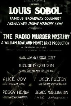 Louis Sobol interpreta a Radio executive en The Radio Murder Mystery